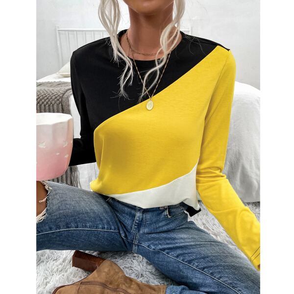 

Color Block Tee, Multicolor