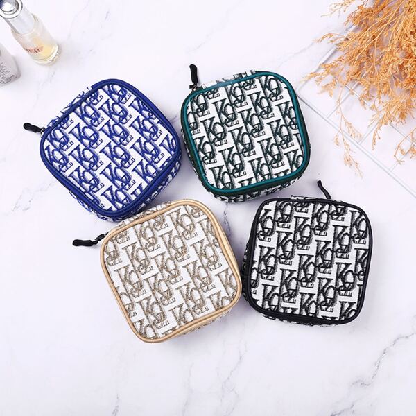 

1pc Letter Graphic Random Color Storage Bag, Multicolor