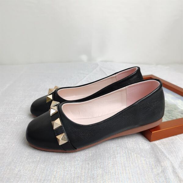 

Toddler Girls Studded Decor Ballet Flats, Black