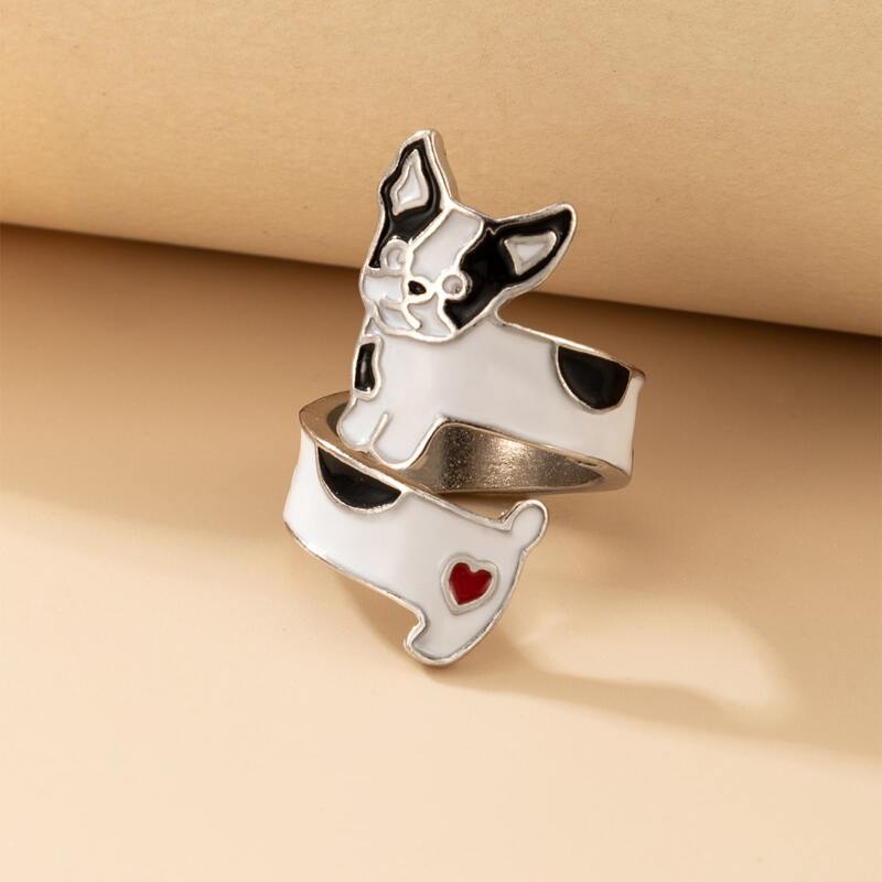 

Cartoon Dog Design Ring, Multicolor