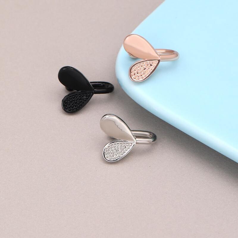 

3pcs Heart Nose Cuff, Multicolor