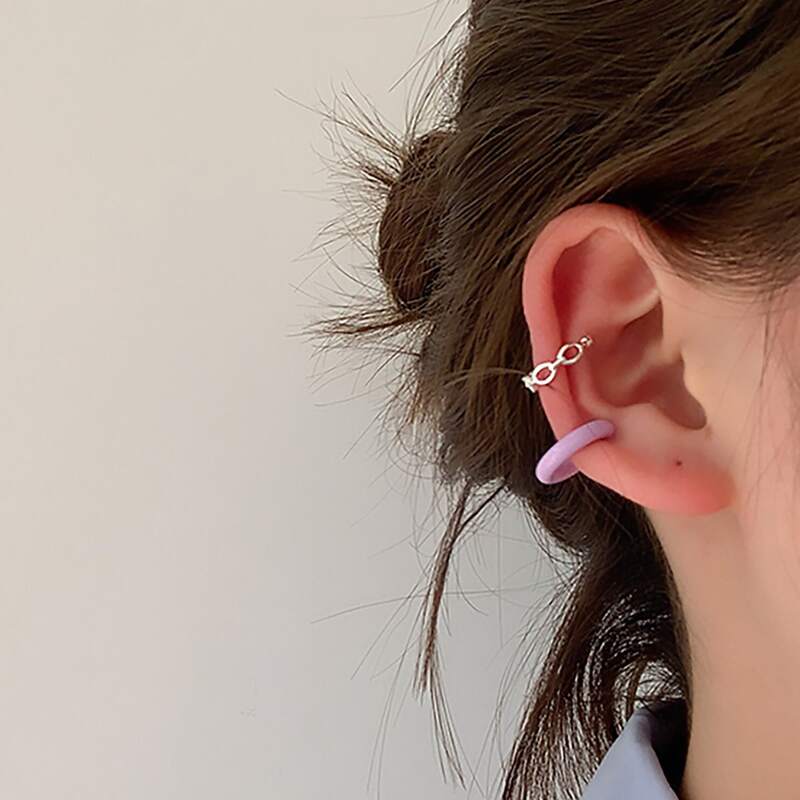 

2pcs Minimalist Ear Cuff, Silver