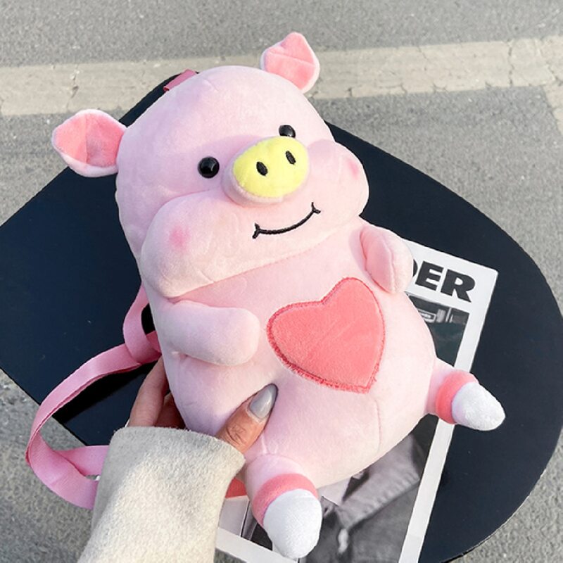 

Cartoon Design Crossbody Bag, Pink