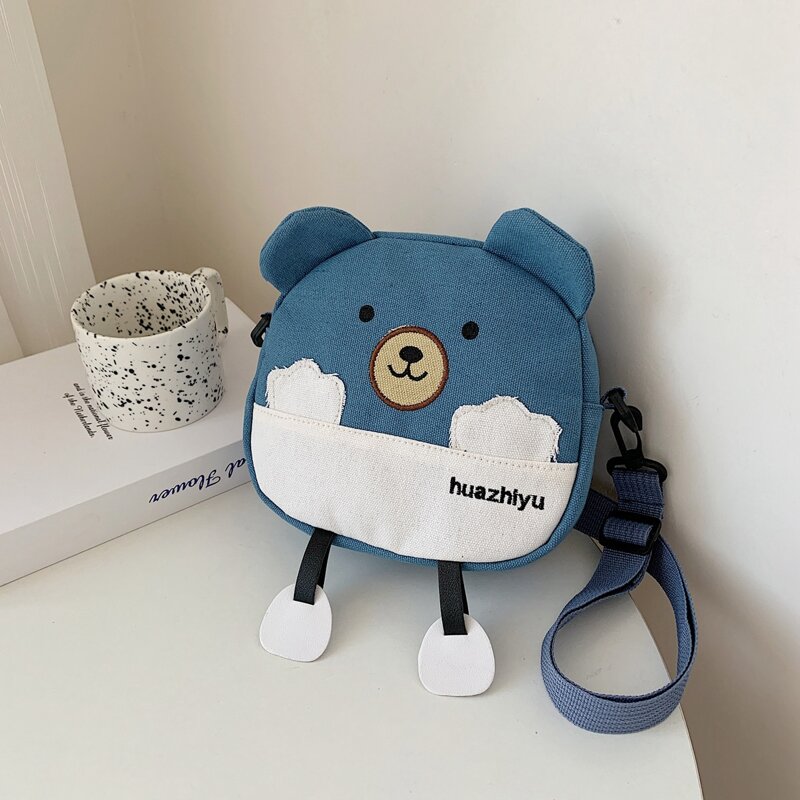 

Cartoon Design Crossbody Bag, Blue
