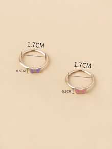 2入組蝴蝶裝飾戒指