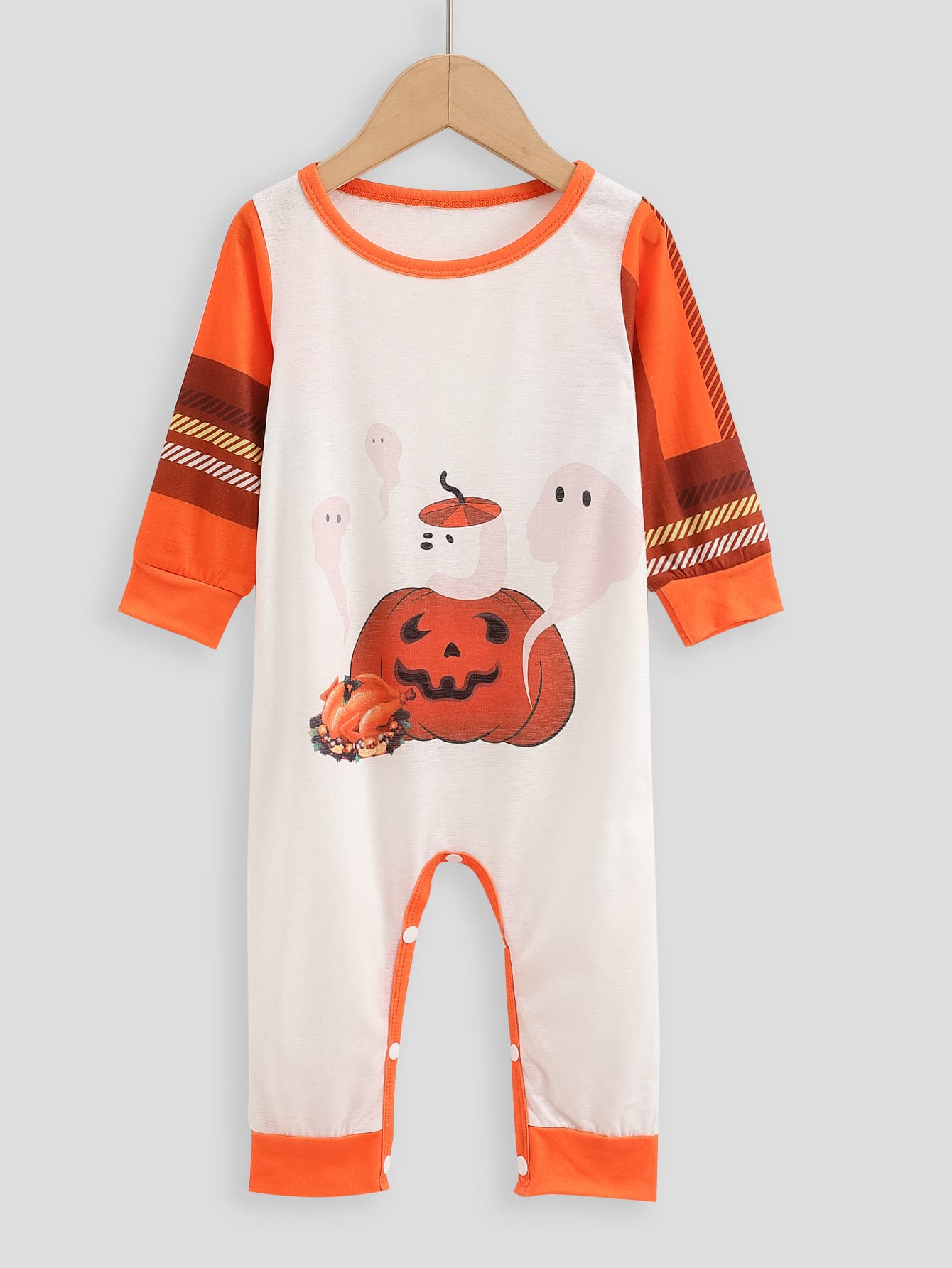 Baby Halloween Colourblock Jumpsuit - Multicolor - View 1