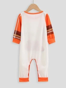 Baby Halloween Colourblock Jumpsuit - Multicolor - View 2