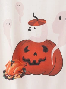 Baby Halloween Colourblock Jumpsuit - Multicolor - View 3