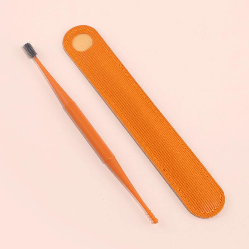 

1pc Spiral Ear Cleaner, Orange