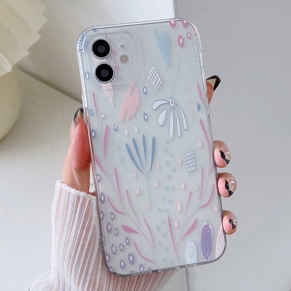 

Plant Print Phone Case, Multicolor