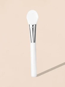 1pc Silicone Facial Mask Brush For Applying Cleansing Or Mud Masks, Beauty Salon Professional Makeup Tool For Portable Face - White - View 1