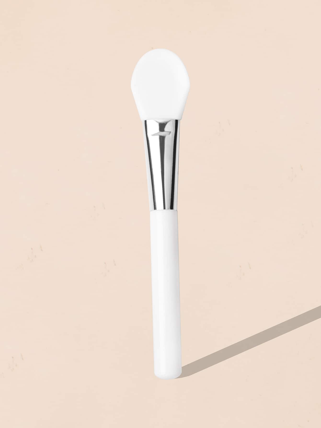 1pc Silicone Facial Mask Brush For Applying Cleansing Or Mud Masks, Beauty Salon Professional Makeup Tool For Portable Face - White - View 1