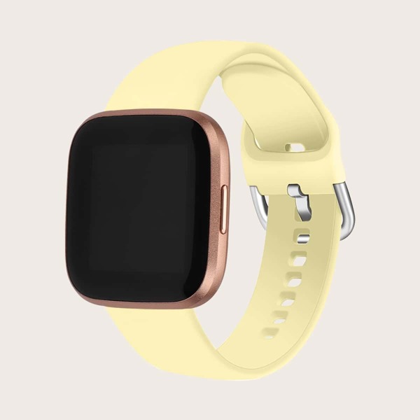

Silicone Watchband For Fitbit Versa, Yellow