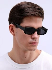 1 Pair Retro Vintage Style Glasses, Neon Color Futuristic Non-Mainstream Millennium Jelly Color Summer Vacation Oval INS Y2K Hip-Hop Rock Vintage Small Square Frame Reinforced Copper Hinges Optical Sunglasses For Summer Beach Vacation,Outdoor,Travel