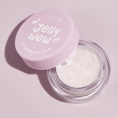 SHEGLAM Jelly Wow 眼影 Pop-Delirious 持久閃光眼影凝膠 高光澤藍色閃光 超級色素沉著 易於佩戴的奶油色光滑眼影流行 眼影 品牌 美容 化妝 化妝品 適合女性與女孩 完美搭配夏季春季 Y2K 時尚 流行 生日 母親節禮物 假期 派對準備就緒 最佳顏色