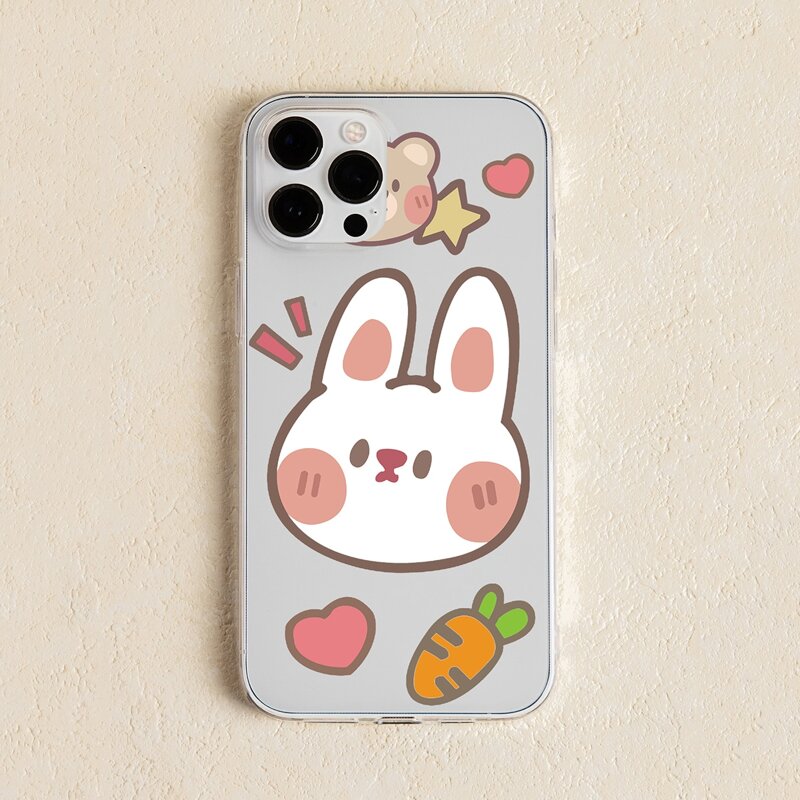 

Cartoon Graphic Phone Case, Multicolor
