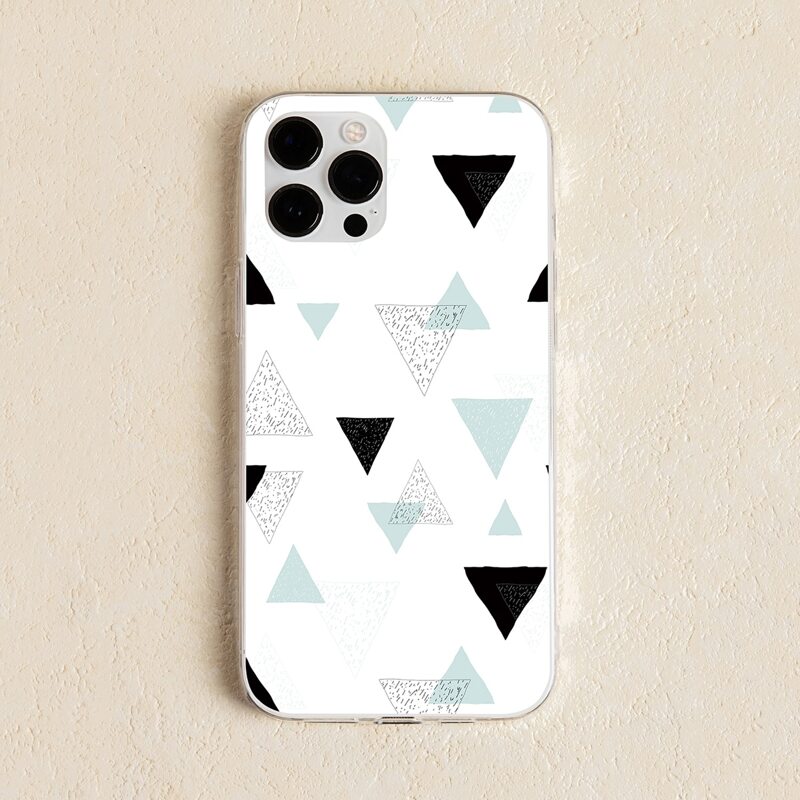 

Triangle Pattern Phone Case, Multicolor