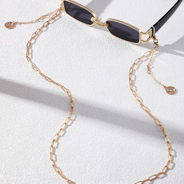 

Men Metal Glasses Chain, Gold