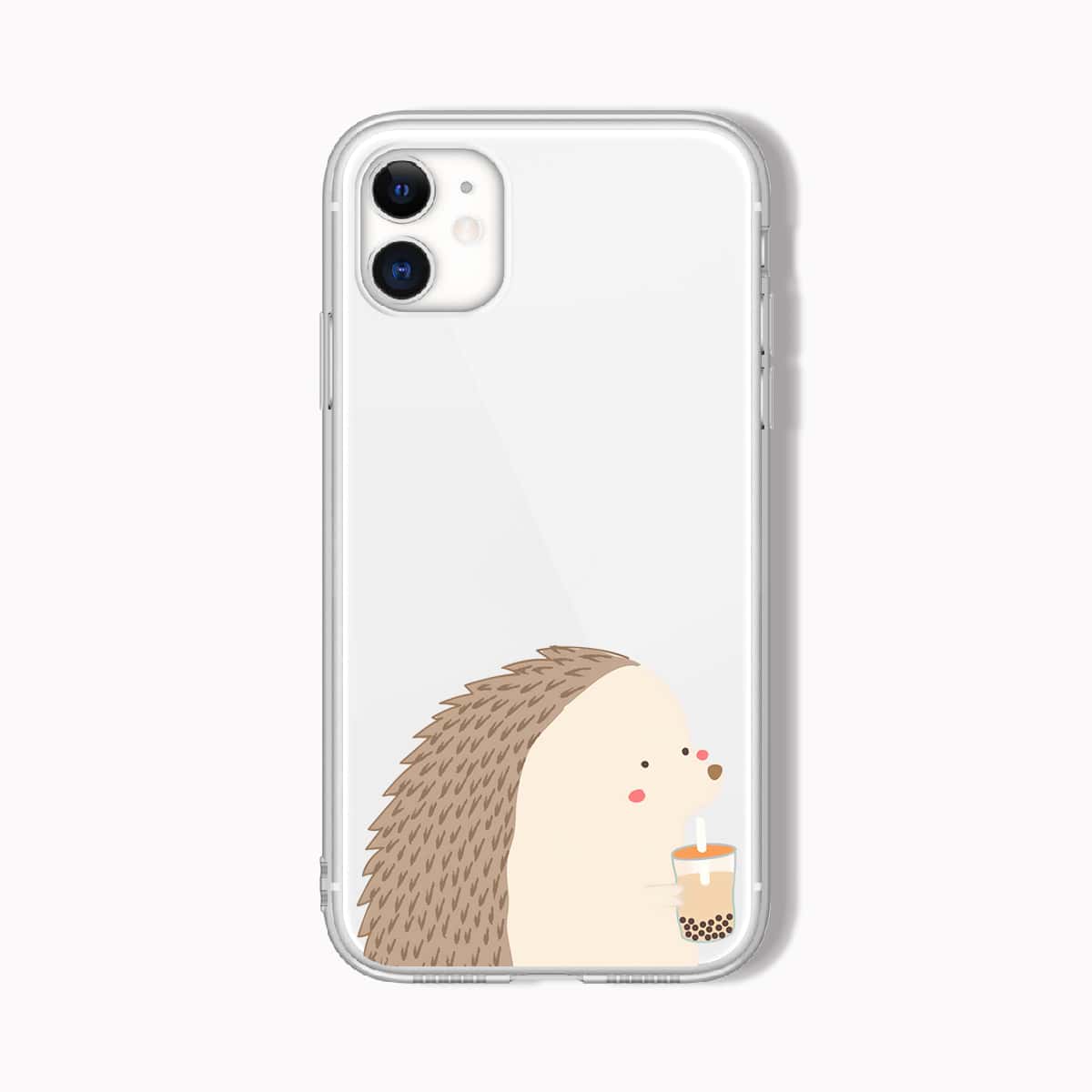 

1pc Cartoon Hedgehog Phone Case, Multicolor