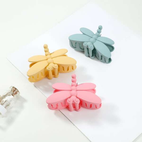 

3pcs Animal Design Hair Claw, Multicolor