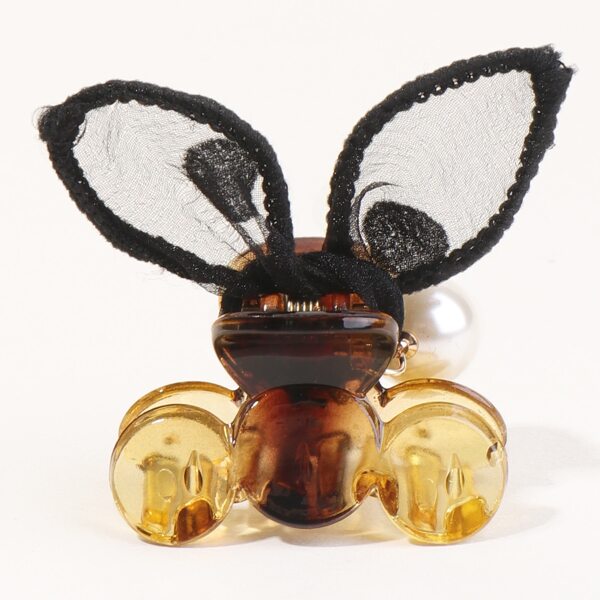 

Rabbit Ear Decor Hair Claw, Multicolor
