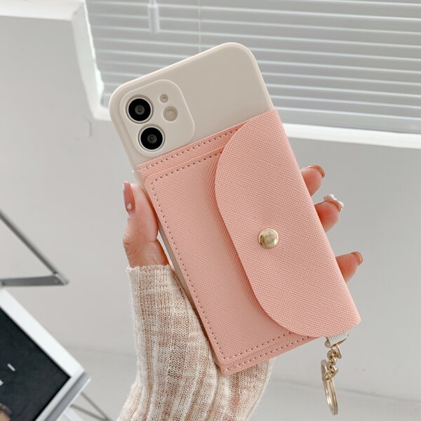 

Wallet Phone Case, Beige
