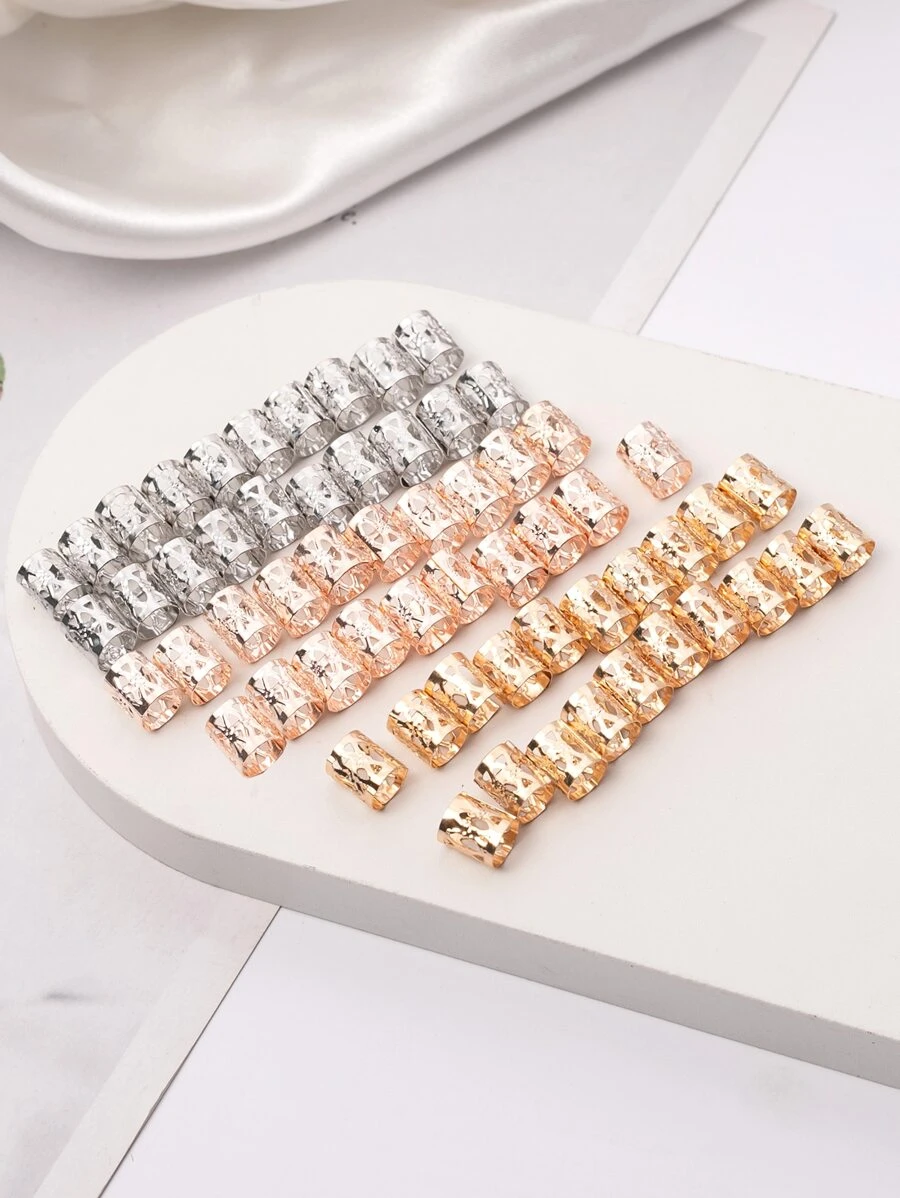 60 chiếc khuyên tóc rỗng - Nhiều màu - Xem 1