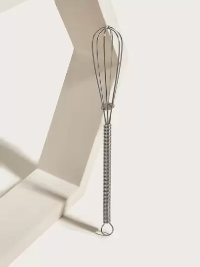 不锈钢金属搅拌器打蛋器染发搅拌器发膜一体式混合工具家用1件银色，美发工具，美发产品及配件，适用于理发店、美容院、返校季、旅行度假必备品，女士美发配件，后梳，吹风机，头发，理发师，边缘梳，吹风机，美发用品，发胶，卷发产品