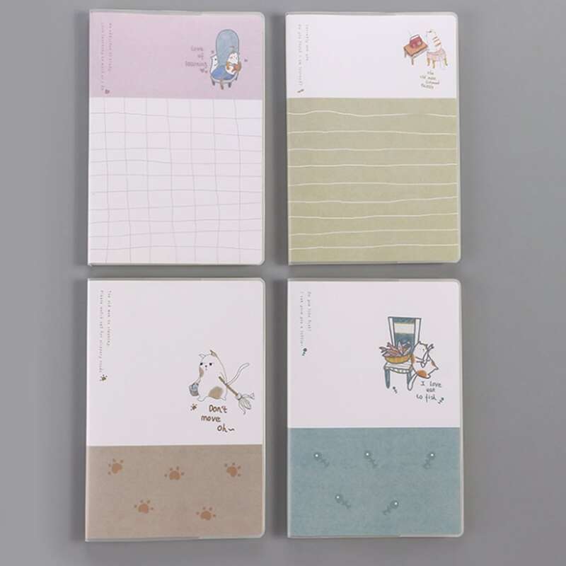 

1pc Cartoon Graphic Random Notebook, Multicolor