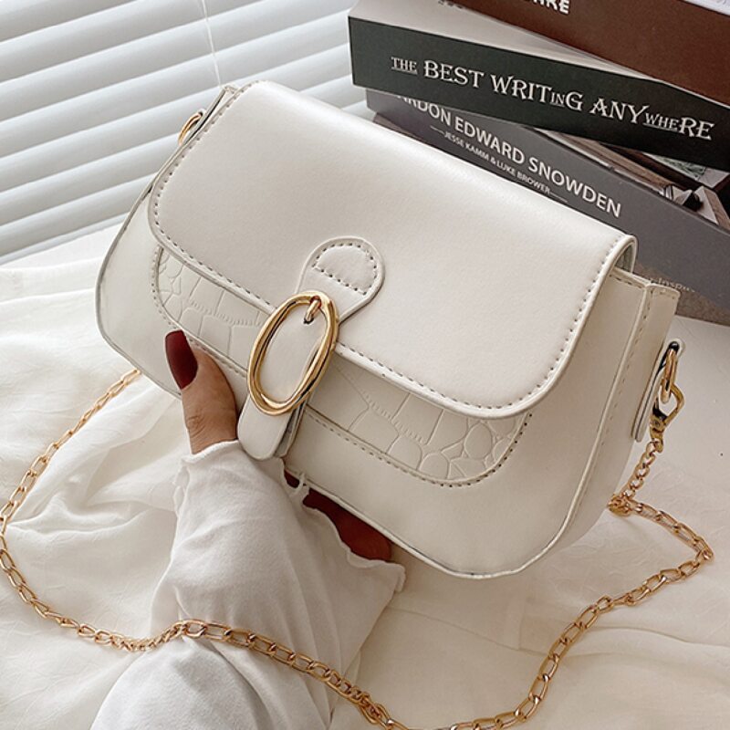 

Minimalist Shoulder Bag, White