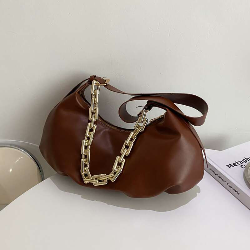 

Minimalist Satchel Bag, Brown