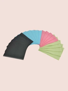 klimonla Mix Colors 20 Adet Tek Kullanımlık Tırnak Sanatı Masa Havlusu Matı 13" X 17" Su Geçirmez 3 Katlı Tırnak Sanatı Matı Kağıt Levha Temiz Pedler Dövme Masa Matı Tırnak Masası Örtüsü Dövme Malzemeleri, Tırnak Malzemeleri, Tırnak Aletleri, Tırnak Sanatı Aletleri, Okula Dönüş, Tırnaklar, Tırnaklara Bastırmak İçin Tırnak Aletleri