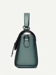 帶扣細節紋理質感翻蓋方包