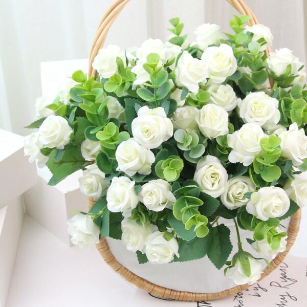

1pc Artificial Rose, Multicolor