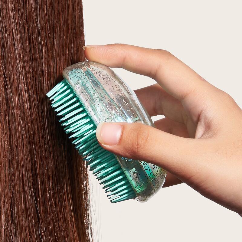 

Glitter Hair Brush, Green