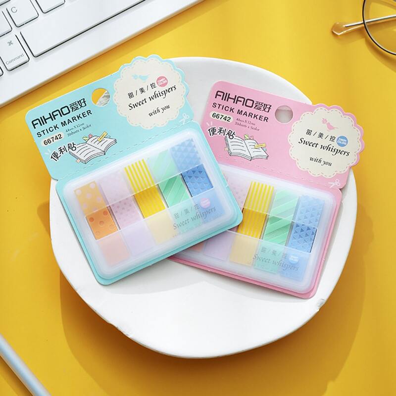 

1pc Random Color Index Sticky Note, Multicolor
