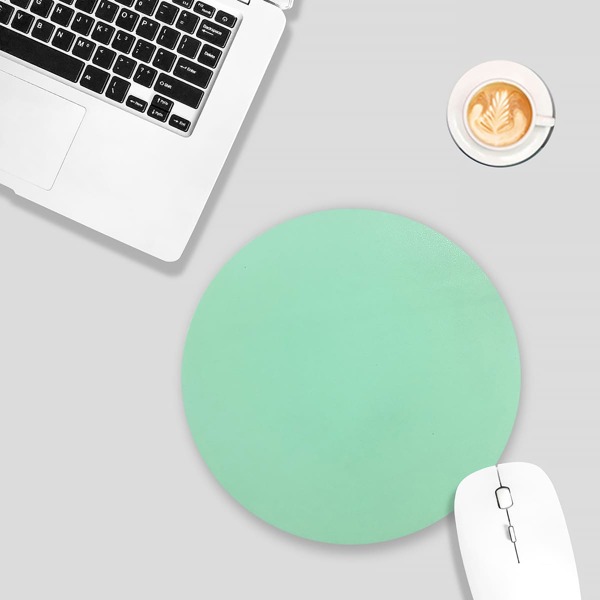 

Two Tone Round Mouse Pad, Mint green