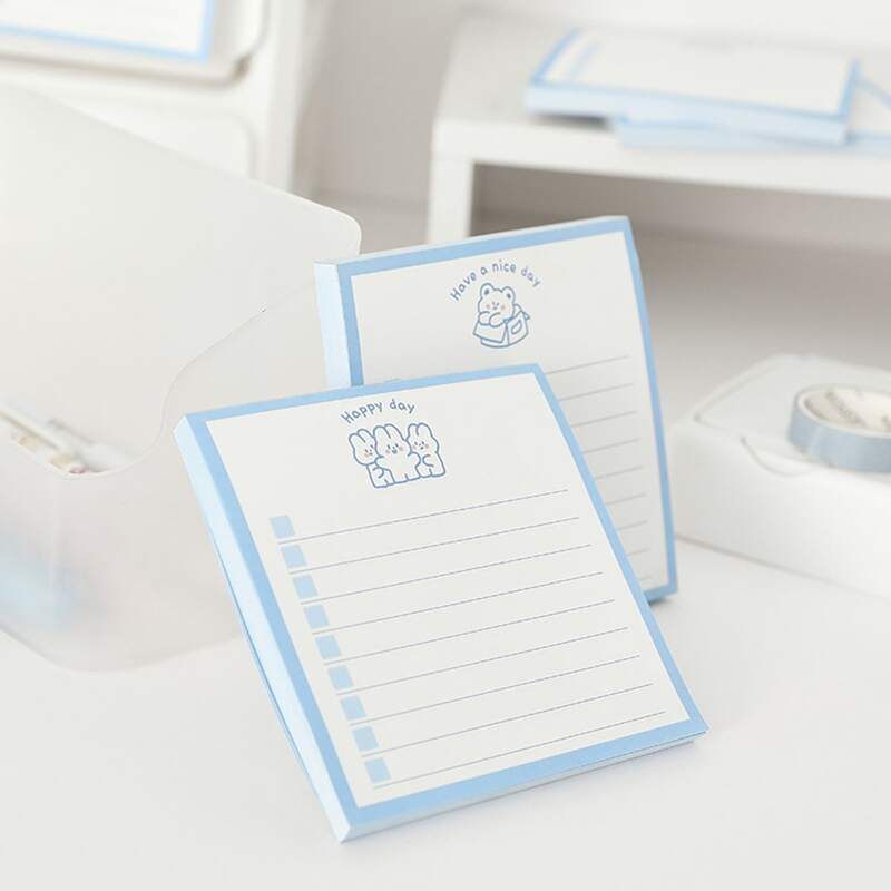 

1pc Cartoon Graphic Memo Pad, Multicolor