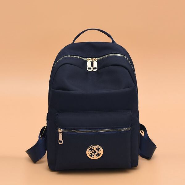 

Metal Decor Classic Backpack, Navy blue