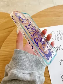 Funda para móvil con estampado de letra - Multicolor - Ver 4