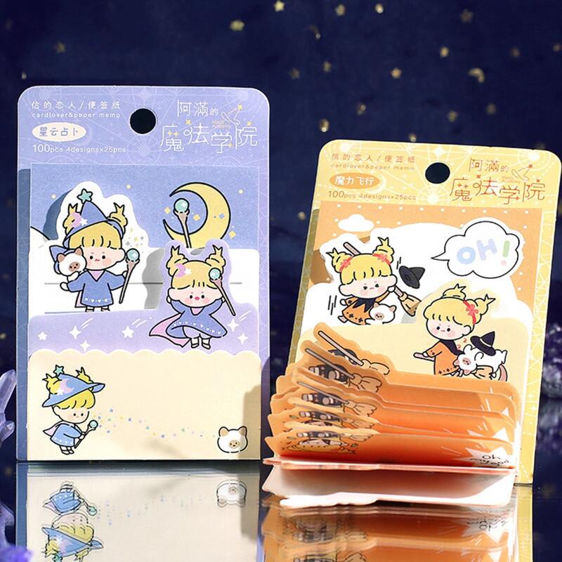 

1pc Cartoon Design Random Memo Pad, Multicolor