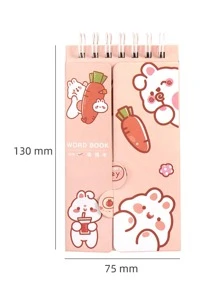 1pc Cartoon Graphic Random Notebook - Multicolor - View 5