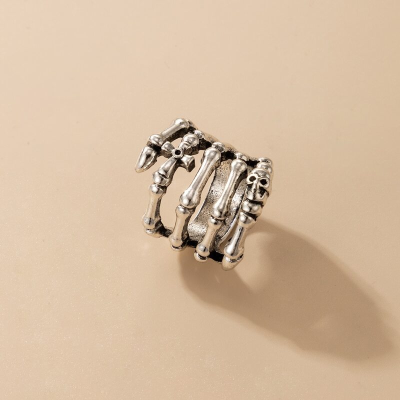 

Paw Design Ring, Silver