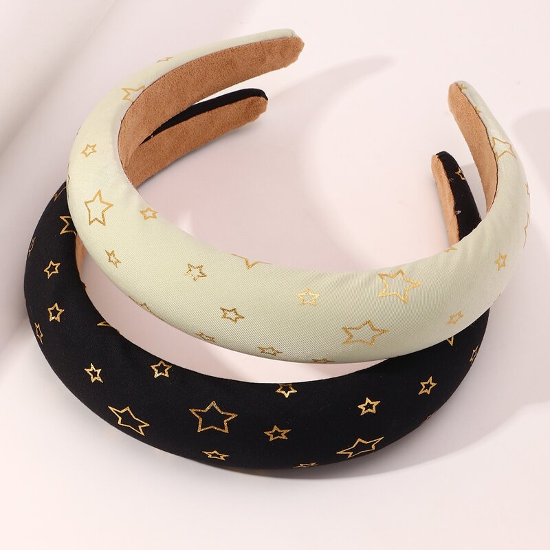 

2pcs Star Graphic Hair Hoop, Multicolor