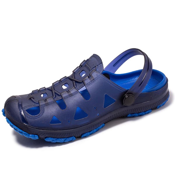 

Men Hollow Out Slingback Sandals, Blue