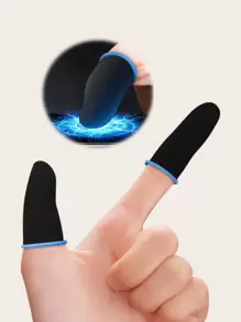 2入組防汗遊戲手指袖 - 藍色 - 查看 4