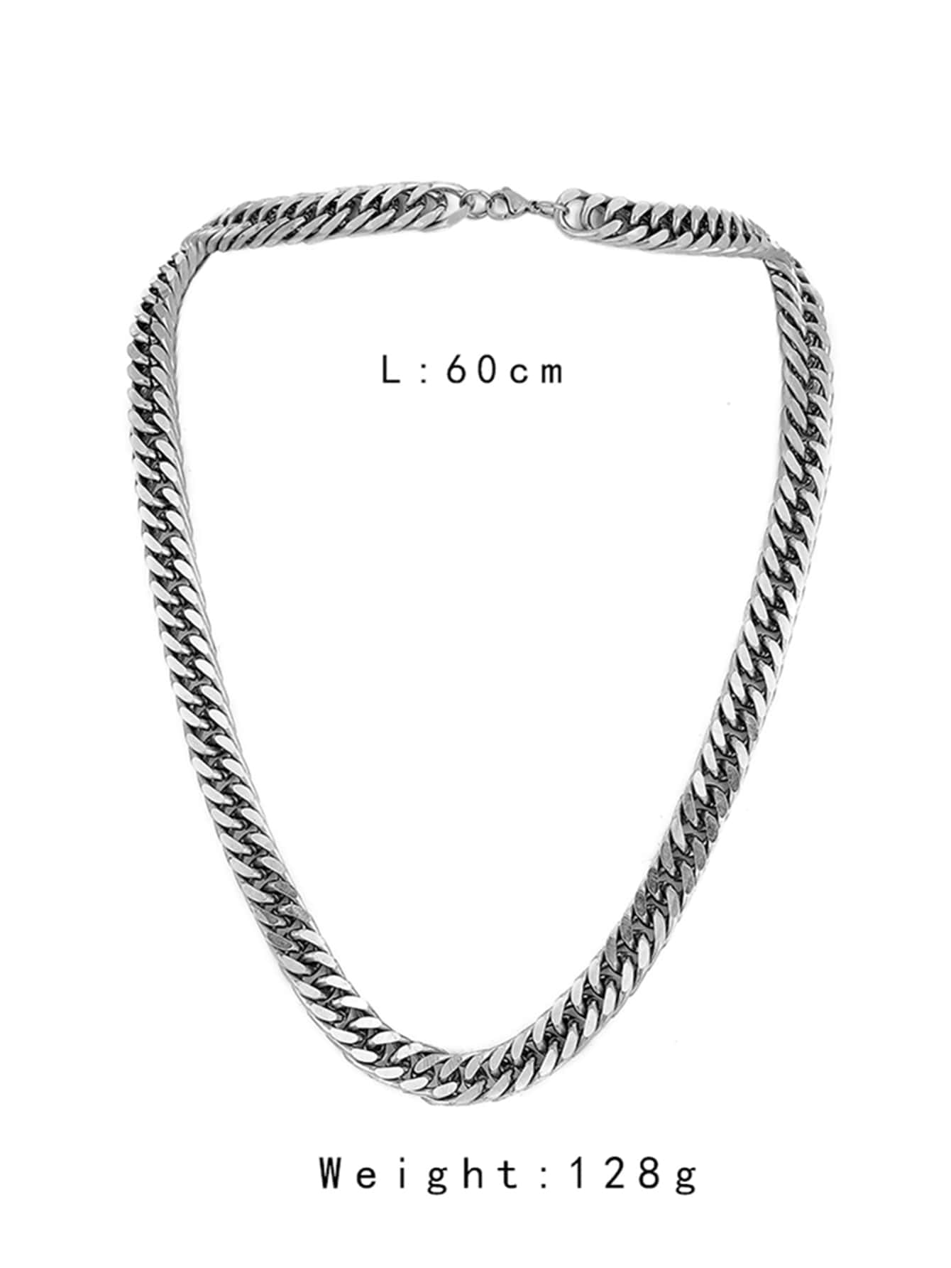 Vòng cổ dây chuyền nam | - Bạc - Xem 4