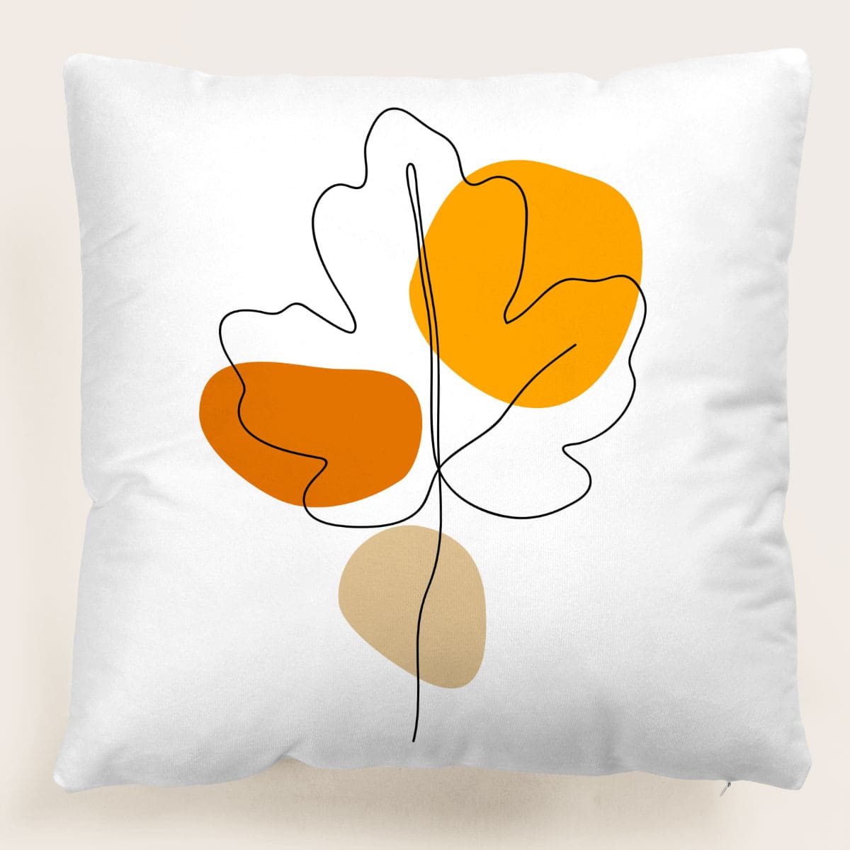 

Abstract Leaf Cushion Cover Without Filler, Multicolor