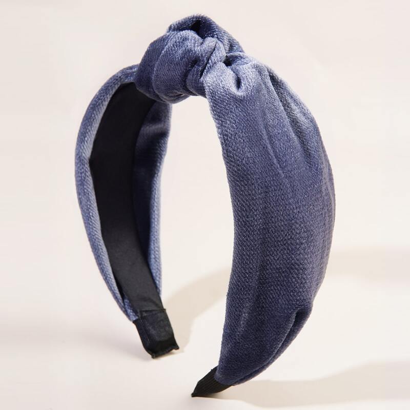 

Knot Decor Headband, Dusty blue
