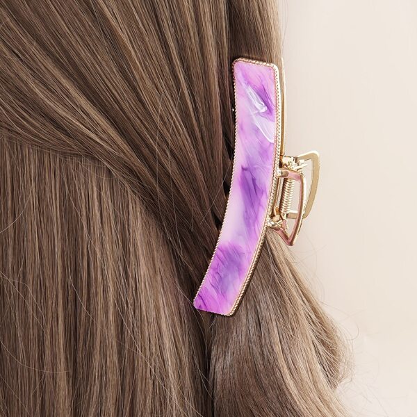

Simple Hair Claw, Purple